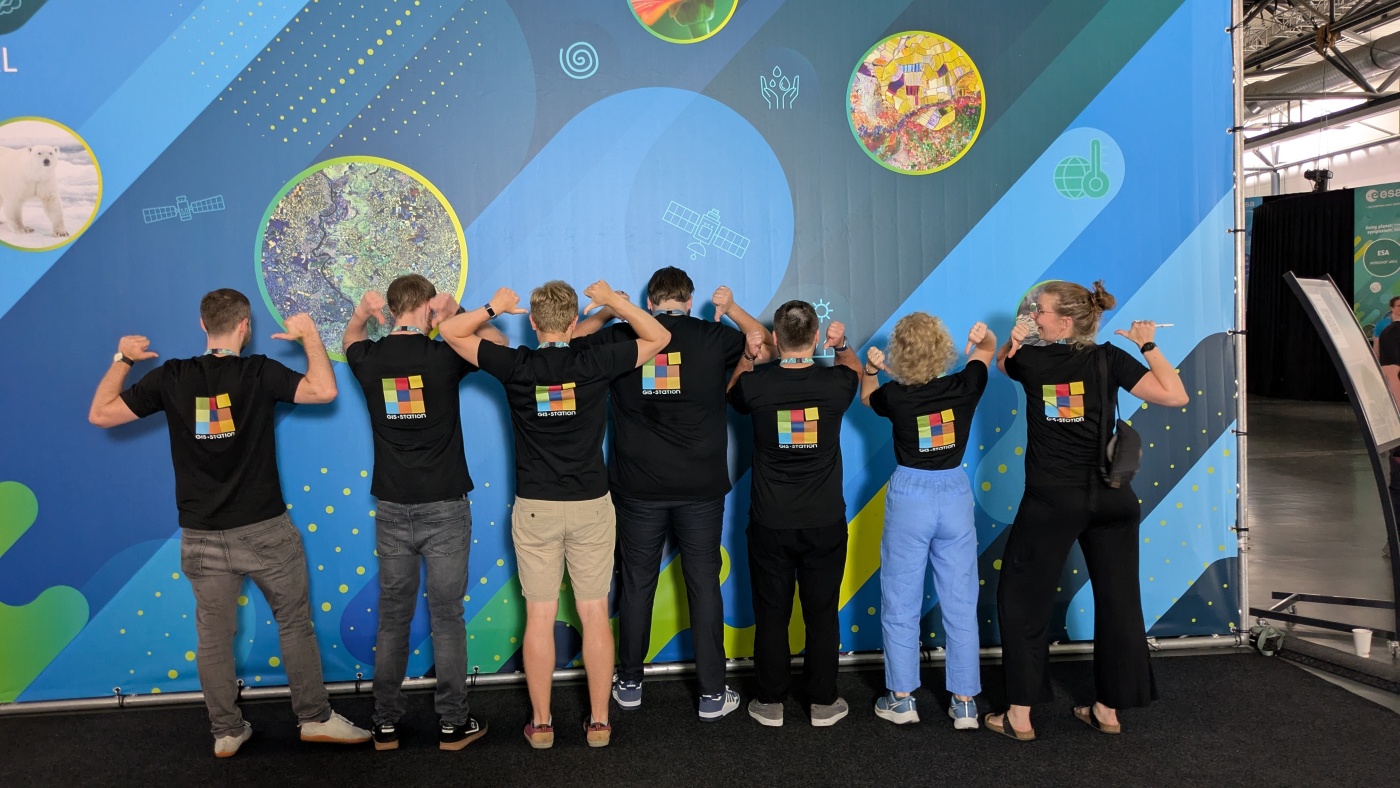 Das Team der GIS-Station beim LPS